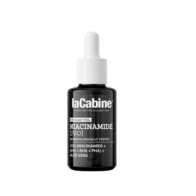 laCabine - NIACINAMIDE [Pro] Peeling Serum Mask Серум-маска за ексфолиращ пилинг ниацинамид и мултикиселини 30 ml